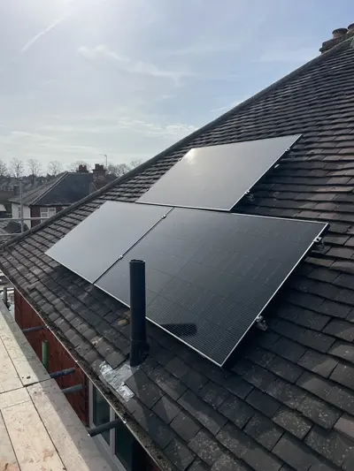 Solar PV installation in Leicester by Energy On 24, photograph 1 of 2.