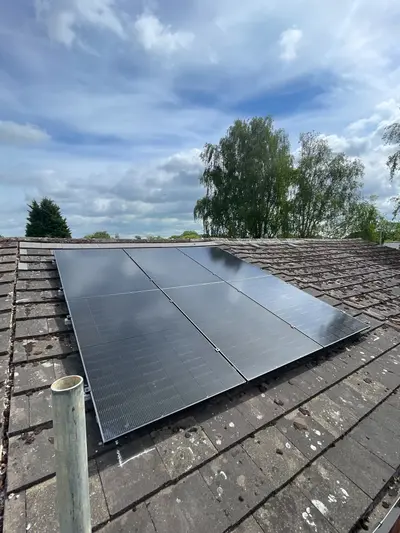 Solar PV installation in Leicester by Energy On 24, photograph 1 of 4.